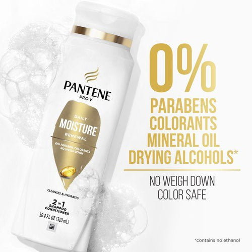 Pantene Pro-V Daily Moisture Renewal 2 in 1 Shampoo + Conditioner; 10.4 oz EasyOptionXY LLC