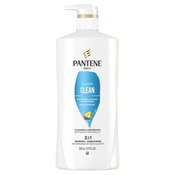 Pantene Pro-V Classic Clean 2in1 Shampoo + Conditioner; 17.9 oz EasyOptionXY LLC