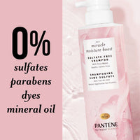 Pantene Nutrient Blends Miracle Moisture Boost Shampoo with Rose Water; Sulfate Free; 14.8 oz EasyOptionXY LLC