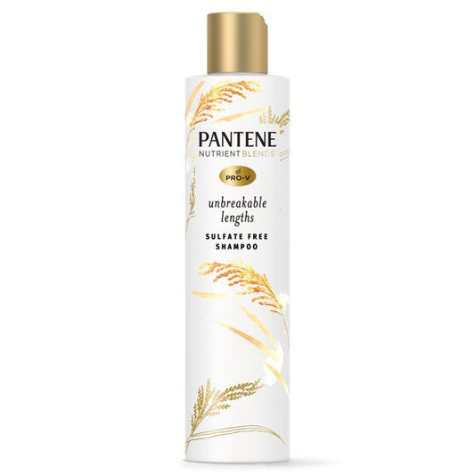 Pantene Sulfate Free Shampoo; Anti Breakag with Rice Water; 9.6 oz