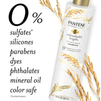 Pantene Sulfate Free Shampoo; Anti Breakag with Rice Water; 9.6 oz EasyOptionXY LLC