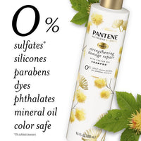 Pantene Sulfate Free Shampoo; Damage Repair Shampoo with Castor Oil; 9.6 oz EasyOptionXY LLC