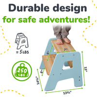 2-Step Stool for Kids Ocodile.com