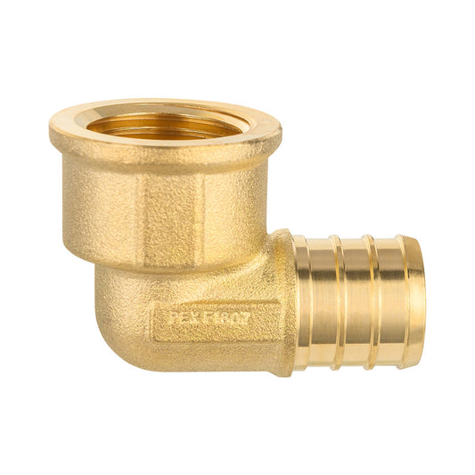 PEX-B Crimp 3/4" PEX x 3/4" Female Threaded Elbow (Lead Free)