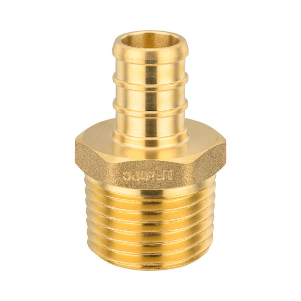 PEX-B Crimp 1/2" PEX x 1/2" Male Threaded Adapter (Lead Free) Plumbingsell