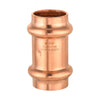 3/4" Press Copper Coupling w/Stop (Lead Free) Plumbingsell