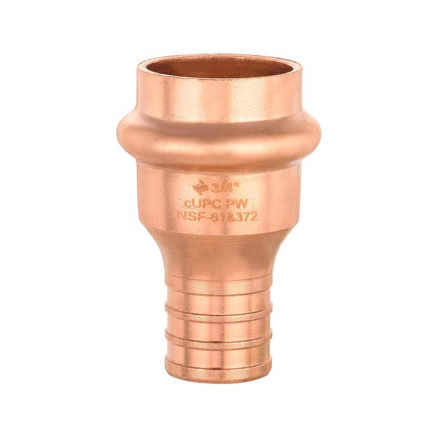 30 Pcs 3/4" Press Copper x 1/2" PEX Crimp Adapter (Lead Free)