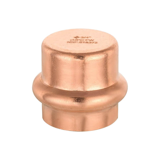 3/4" Press Copper Cap (Lead Free)