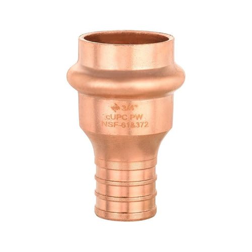 30 Pcs 3/4" Press Copper x 3/4" PEX Crimp Adapter (Lead Free)