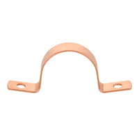10 Pack 1" Copper Pipe Straps, Two Hole Plumbingsell