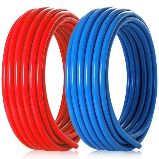 3/4" 200ft, 100ft x 2, PEX-A Pipe, Red & Blue & Cutter