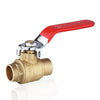 1" Sweat Ball Valve, Red (Lead Free)