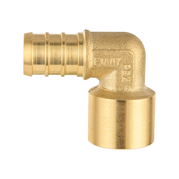 PEX-B Crimp 3/4" PEX x 1/2" Female Copper Sweat Elbow (Lead Free) Plumbingsell