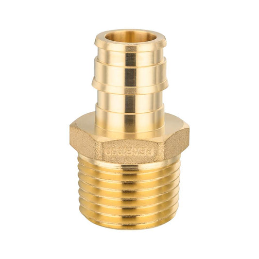 PEX A Full Flow Expansion Adapter 1/2" PEX x 1/2" Male Threaded F1960 Adapter (Lead Free)