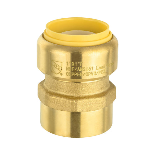 3/4" x 1" F Push Fit Female Adapter