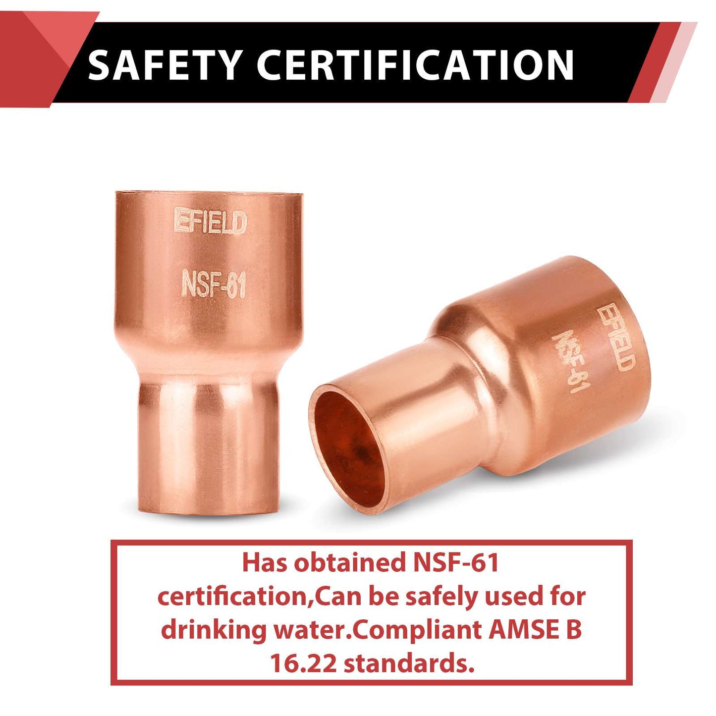 1-1/4" x 1" FTGxC Reducer