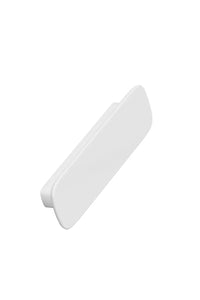 Glossy White "Tabula" Cabinet Knob and Drawer Pull Euro • Knobs