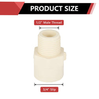 3/4" CPVC x 1/2" Male Adapter ( Socket x MIP) Plumbingsell