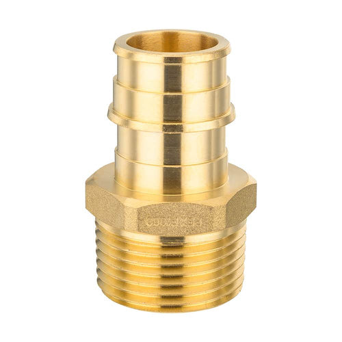PEX A Full Flow Expansion Adapter 1" PEX x 1" Male Threaded F1960 Adapter (Lead Free) Plumbingsell