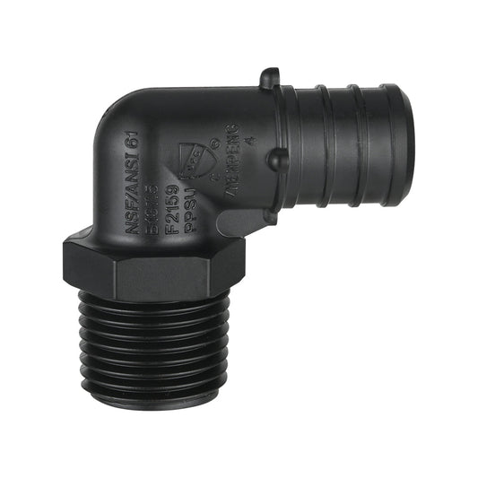 PEX-B Crimp 3/4" x 1/2" Male PPSU Elbow
