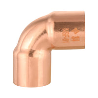 Pro 25 Pack 3/4" 90º Short Radius Copper Elbow