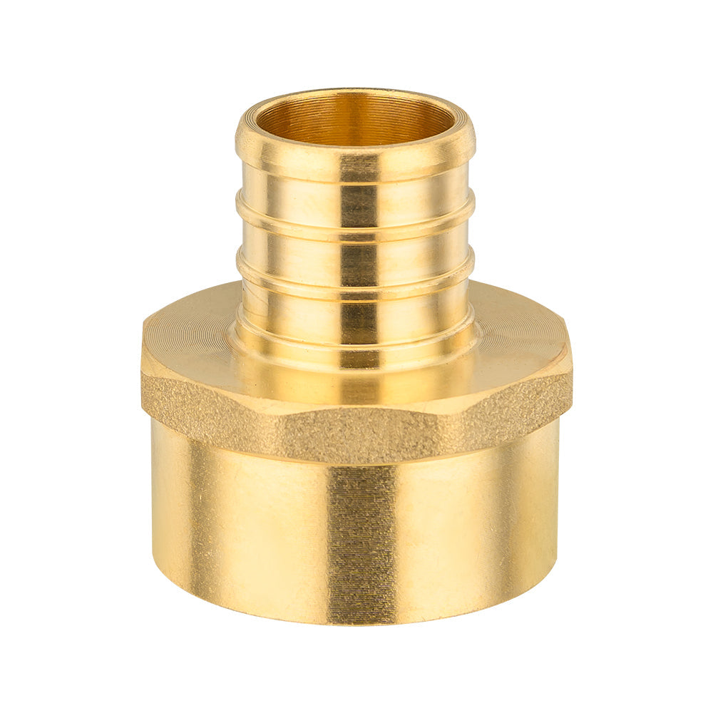 PEX-B Crimp 3/4" PEX x 3/4" Female Threaded Adapter (Lead Free)