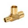 PEX-B Crimp 3/4" PEX x 1/2" PEX x 3/4" PEX Reducing Tee (Lead Free) Plumbingsell