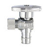 10 Pcs 1/2" PEX Expansion x 3/8" OD Compr. Angle Stop Valve, 1/4 Turn (Lead Free) Plumbingsell
