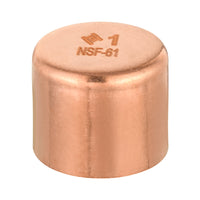 1" Solder Copper Pipe End Cap (Plug) Plumbingsell