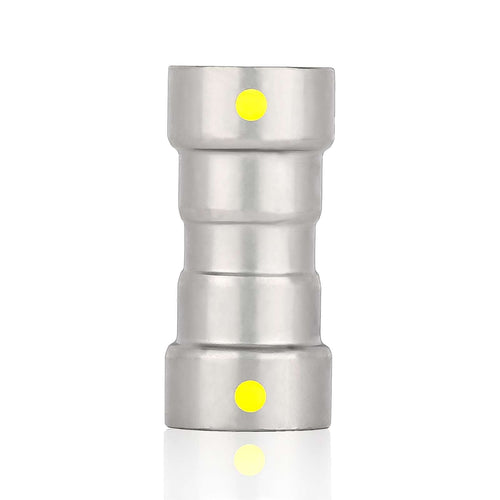 3/4" Carbon Press Coupling W/Stop