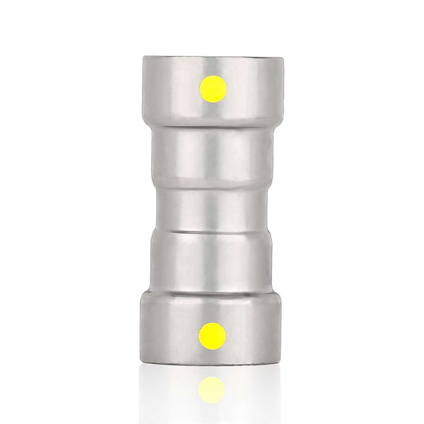 3/4" Carbon Press Coupling W/Stop