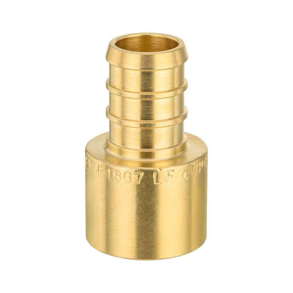 PEX-B Crimp 1" PEX x 1" Female Copper Sweat Sweat Coupling (Lead Free)