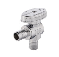 1/2" PEX Crimp x 1/2" PEX Crimp Angle Stop Valve, 1/4 Turn (Lead Free) Plumbingsell