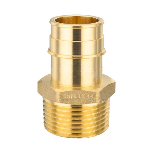 PEX A Full Flow Expansion Adapter 3/4" PEX x 1" Male Threaded F1960 Adapter (Lead Free) Plumbingsell