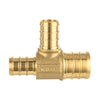 PEX-B Crimp 3/4" PEX x 1/2" PEX x 1/2" PEX Reducing Tee (Lead Free) Plumbingsell