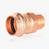1" Press Copper x 3/4" Male Threaded Adapter (Lead Free)