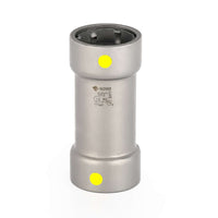 1" Carbon Press Coupling, No Stop