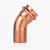 30 Pcs 1" 45° Press Copper Street Elbow (Lead Free)