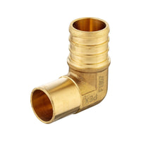 PEX-B Crimp 3/4" PEX x 1/2" Male Copper Sweat Elbow (Lead Free) Plumbingsell