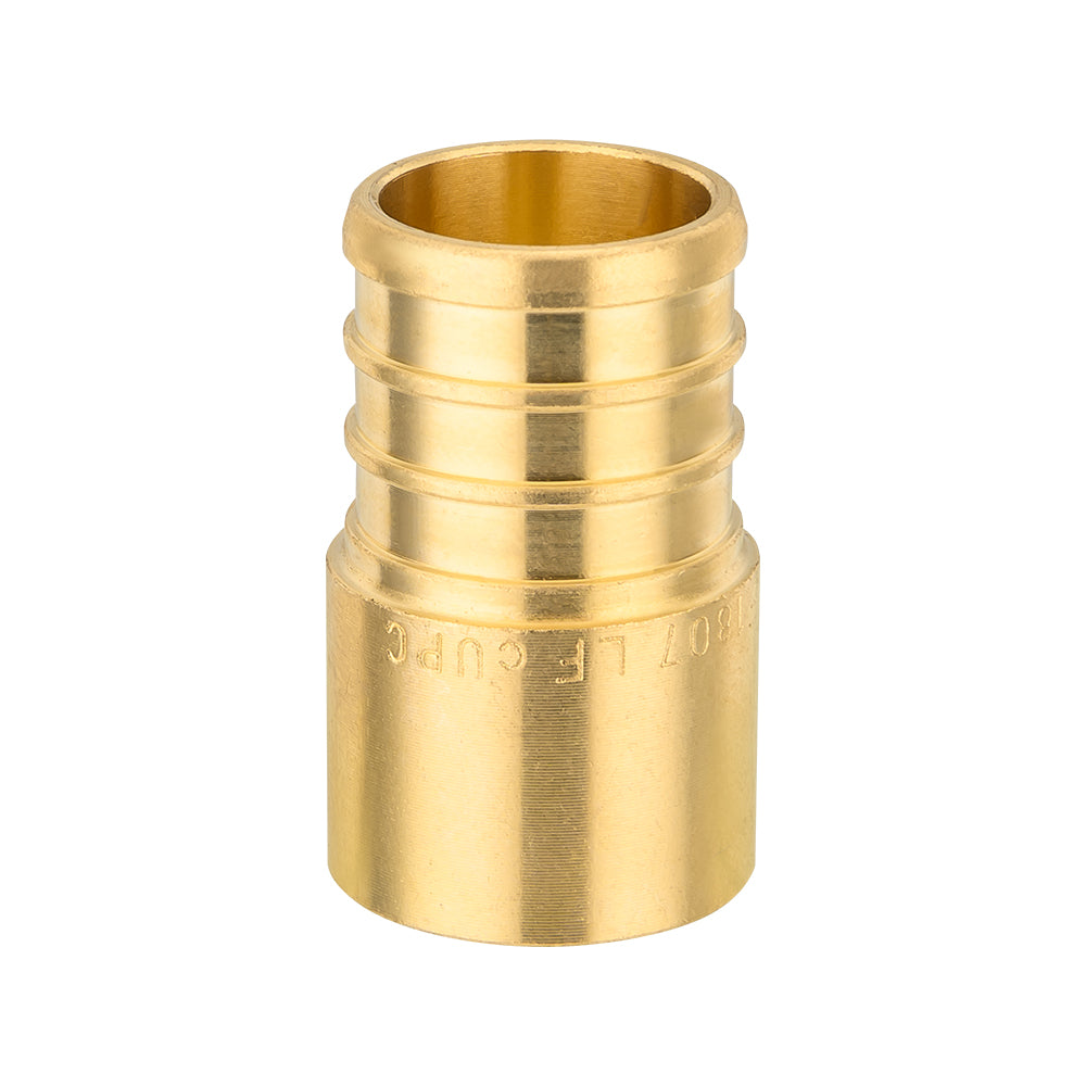 PEX-B Crimp 3/4" PEX x 1/2" Female Copper Sweat Sweat Coupling (Lead Free)