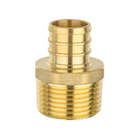 PEX-B Crimp 3/4" PEX x 1" Male Threaded Adapter (Lead Free) Plumbingsell