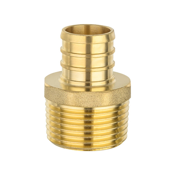 PEX-B Crimp 3/4" PEX x 1" Male Threaded Adapter (Lead Free) Plumbingsell