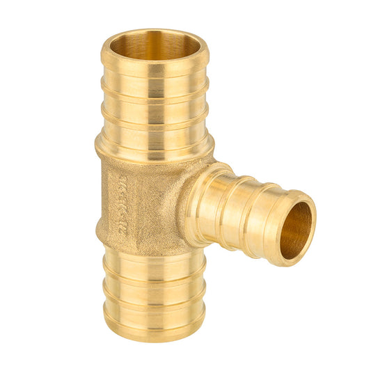 PEX-B Crimp 3/4" PEX x 3/4" PEX x 1/2" PEX Reducing Tee (Lead Free)