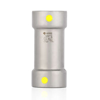 1-1/2" Carbon Press Coupling, No Stop