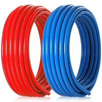 1/2" 200ft, 100ft x 2, PEX-A Pipe, Red & Blue & Cutter Plumbingsell