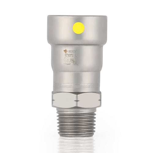 1-1/4" Carbon Press x Male Adapter