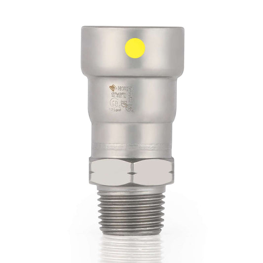 1" Carbon Press x Male Adapter