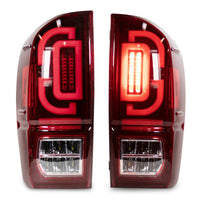 Renegade Tacoma 2016-2023 V2 LED Sequential Tail light - Black/Red OffRoadUSA.com