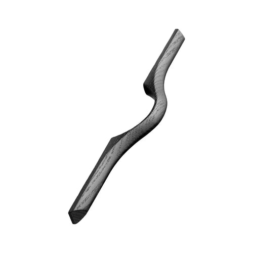 Black Stained Wood "Eros" Drawer Pulls Euro • Knobs