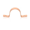1" Copper Pipe Straps, Two Hole Plumbingsell
